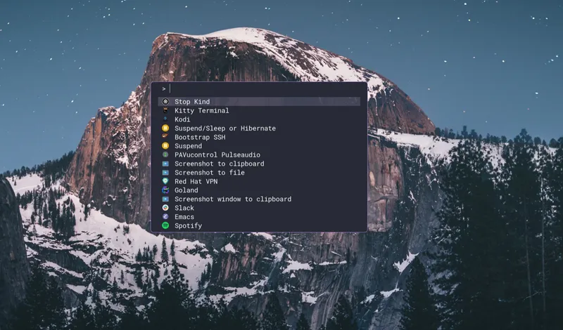 Raffi launcher screenshot
